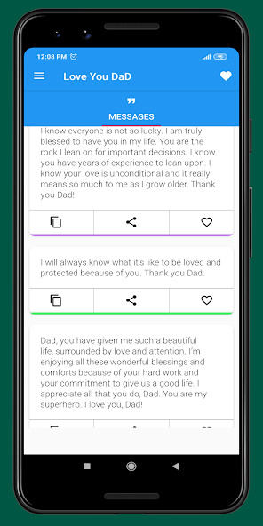 Run android online APK Love You DaD SMS 20-22 from MyAndroid or emulate Love You DaD SMS 20-22 using MyAndroid