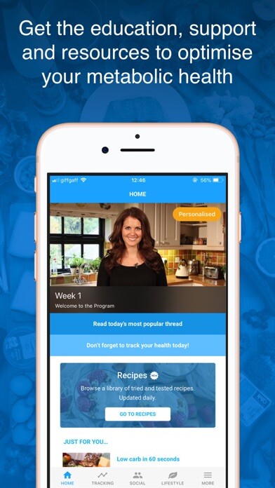 Emulate iPhone app Low Carb Program using MyAndroid Emulate iPhone app Low Carb Program using MyAndroid