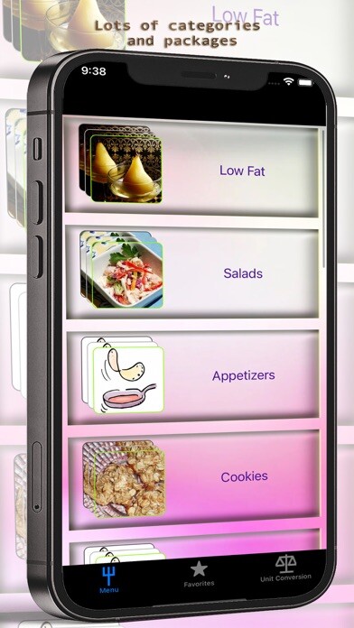 Emulate iPhone app Low Fat Recipes. using MyAndroid Emulate iPhone app Low Fat Recipes. using MyAndroid