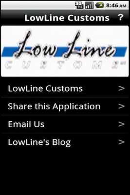 Emulate Android APK LowLine Customs