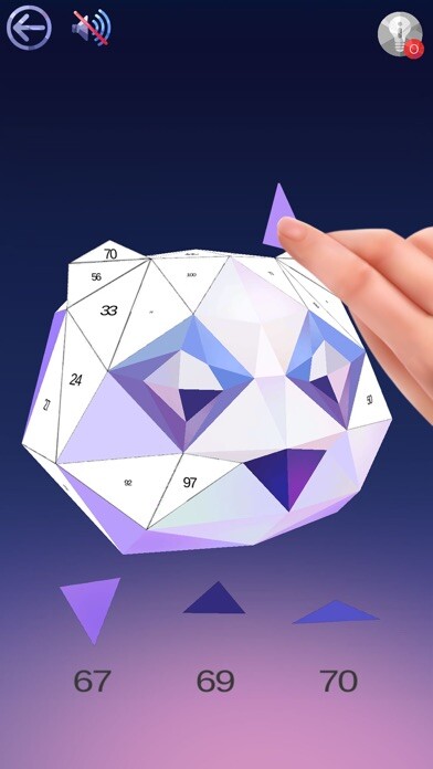 Emulate iPhone app LowPoly 3D Art: Paint by Numbe using MyAndroid Emulate iPhone app LowPoly 3D Art: Paint by Numbe using MyAndroid