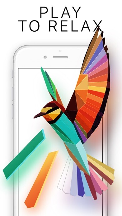 Emulate iPhone app Low Poly Art - Puzzle coloring using MyAndroid