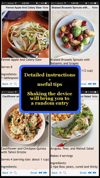 Emulate iPhone app Low Potassium Recipes using MyAndroid Emulate iPhone app Low Potassium Recipes using MyAndroid