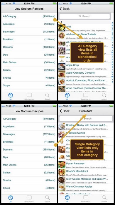 Emulate iPhone app Low Sodium Recipes Plus+ using MyAndroid Emulate iPhone app Low Sodium Recipes Plus+ using MyAndroid