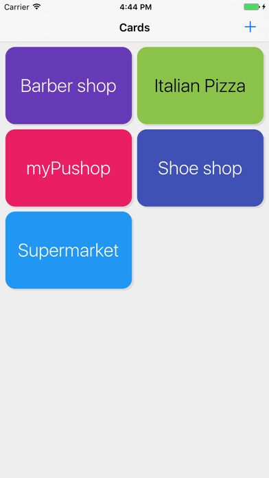 Emulate iPhone app Loyalty Cards + using MyAndroid