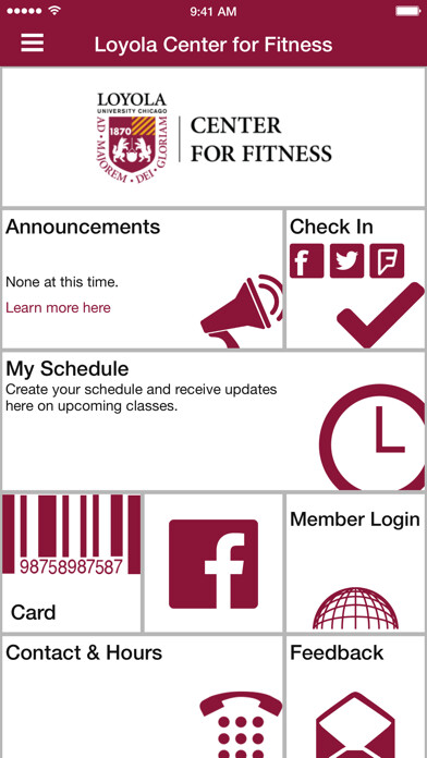 Emulate iPhone app Loyola Center for Fitness using MyAndroid Emulate iPhone app Loyola Center for Fitness using MyAndroid