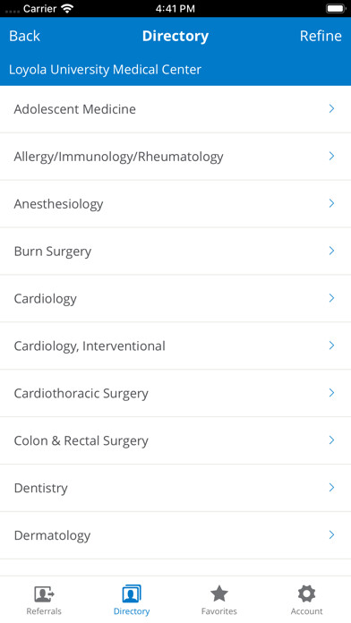 Emulate iPhone app Loyola Physician Partners App using MyAndroid Emulate iPhone app Loyola Physician Partners App using MyAndroid