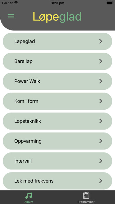 Emulate iPhone app Løpeglad using MyAndroid Emulate iPhone app Løpeglad using MyAndroid
