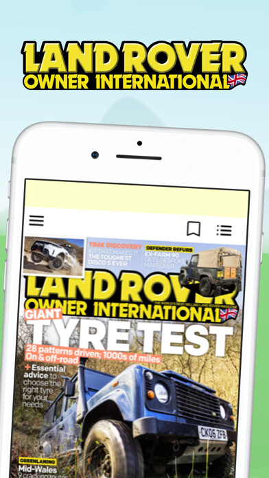 Emulate iPhone app LRO: Land Rover Owner Magazine using MyAndroid