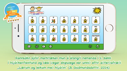 Emulate iPhone app Lærum og leikum með hljóðin -D using MyAndroid