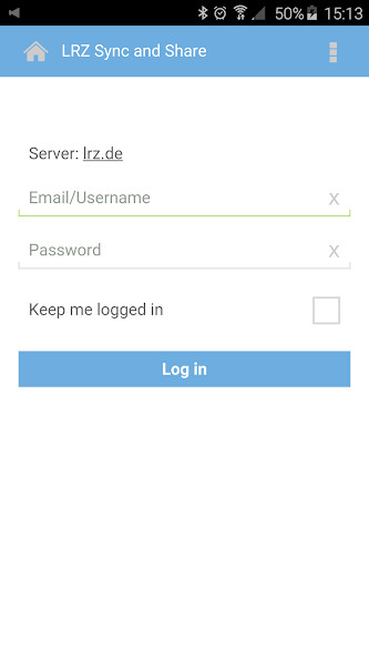 Emulate iPhone app LRZ Sync and Share using MyAndroid