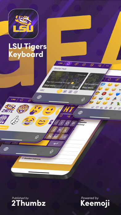 Emulate iPhone app LSU TIGERS Keyboard by 2Thumbz using MyAndroid Emulate iPhone app LSU TIGERS Keyboard by 2Thumbz using MyAndroid