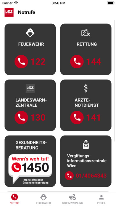Emulate iPhone app LSZ Burgenland using MyAndroid