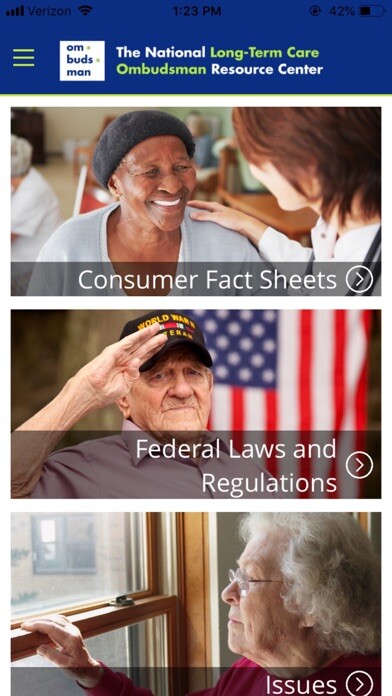 Emulate iPhone app LTC Ombudsman Resource Center using MyAndroid