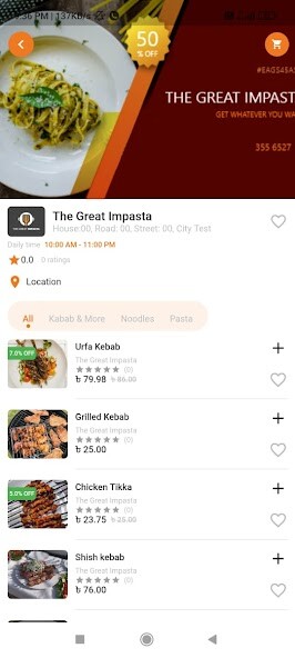 Run android online APK LT Food from MyAndroid or emulate LT Food using MyAndroid