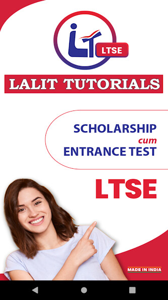 Run android online APK LTSE-Lalit Tutorials Scholarship cum Entrance Test from MyAndroid or emulate LTSE-Lalit Tutorials Scholarship cum Entrance Test using MyAndroid