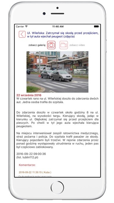 Emulate iPhone app Lublin112 - wiadomości z regionu using MyAndroid Emulate iPhone app Lublin112 - wiadomości z regionu using MyAndroid