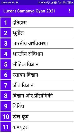 Run android online APK Lucent Samanya Gyan 2021 Offline Book from MyAndroid or emulate Lucent Samanya Gyan 2021 Offline Book using MyAndroid