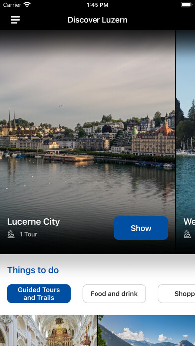 Emulate iPhone app Lucerne Tour using MyAndroid Emulate iPhone app Lucerne Tour using MyAndroid