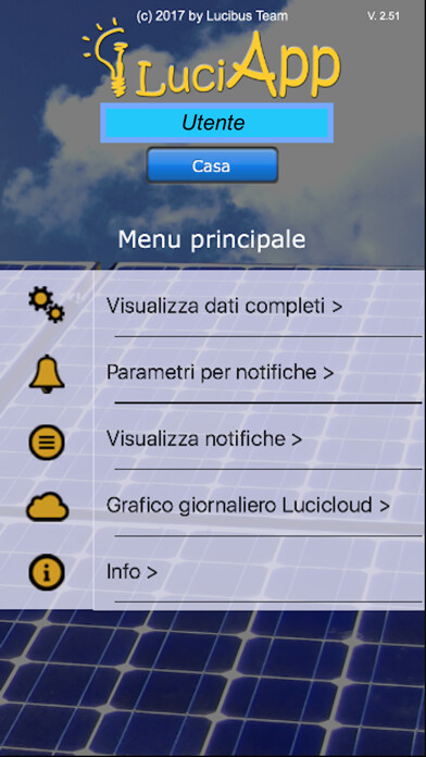 Emulate iPhone app LuciApp using MyAndroid