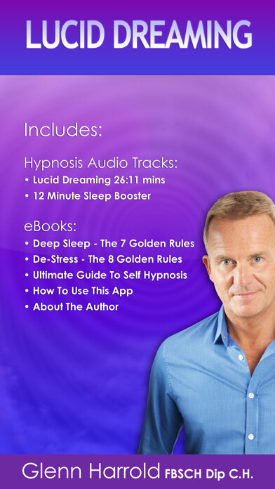 Emulate iPhone app Lucid Dreaming Hypnosis by Glenn Harrold using MyAndroid