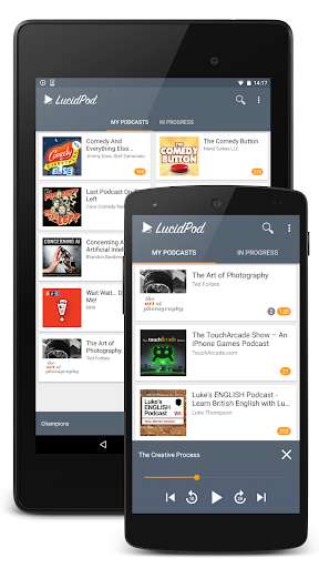 Emulate Android APK LucidPod - Podcast Player