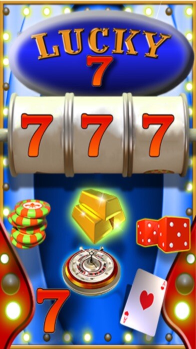 Emulate iPhone app Lucky 7 - Never Lose Free Slots Born Rich Monte Carlo Machine using MyAndroid