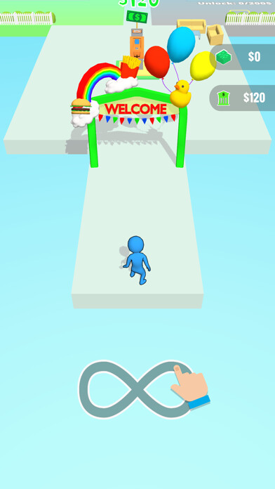 Emulate iPhone app Lucky Arcade using MyAndroid
