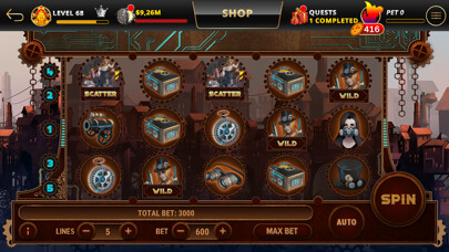 Emulate iPhone app Lucky Billionaire: Universe using MyAndroid