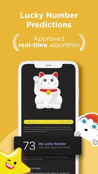Emulate iPhone app Lucky Charm Daily Horoscope using MyAndroid