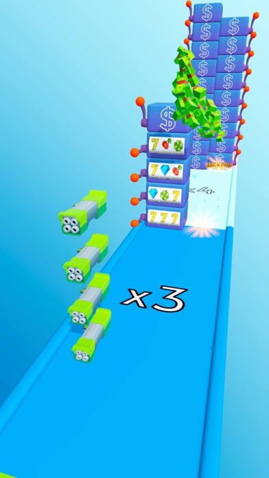 Emulate iPhone app Lucky Gun 3D using MyAndroid