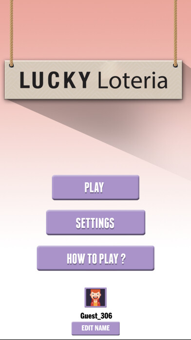 Emulate iPhone app LUCKY Loteria using MyAndroid