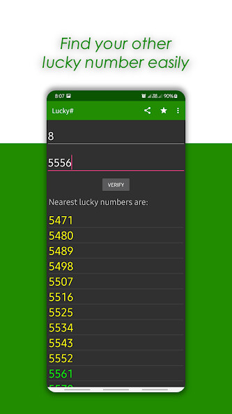 Run android online APK Lucky# - Nearest Lucky Number from MyAndroid or emulate Lucky# - Nearest Lucky Number using MyAndroid