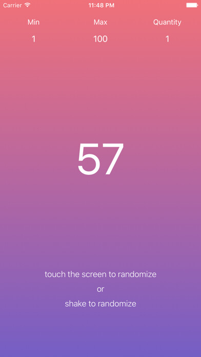 Emulate iPhone app LuckyNumber - A Random Number Generator using MyAndroid Emulate iPhone app LuckyNumber - A Random Number Generator using MyAndroid