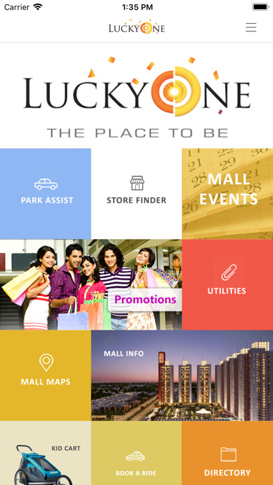 Emulate iPhone app LuckyOneMall App using MyAndroid