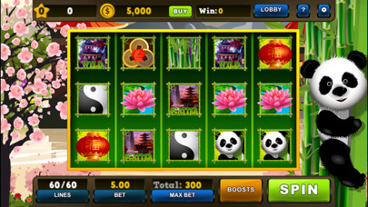 Emulate iPhone app Lucky Panda Slots Casino Games using MyAndroid
