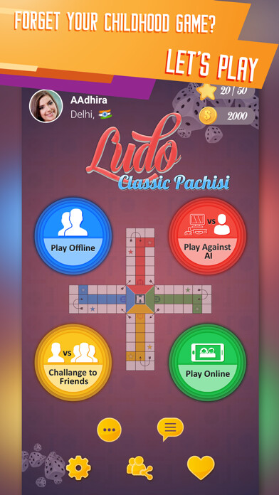 Emulate iPhone app Ludo Classic :A Star Dice Game using MyAndroid