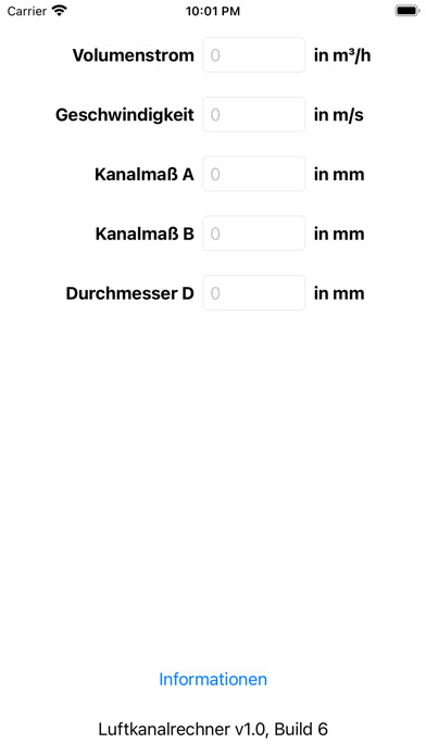 Emulate iPhone app Luftkanalrechner using MyAndroid Emulate iPhone app Luftkanalrechner using MyAndroid