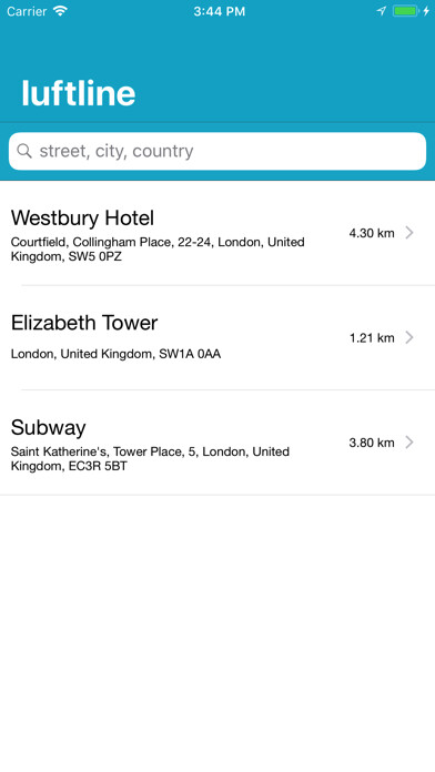 Emulate iPhone app luftline using MyAndroid