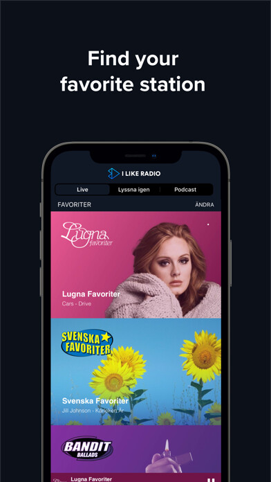 Emulate iPhone app Lugna Favoriter using MyAndroid Emulate iPhone app Lugna Favoriter using MyAndroid