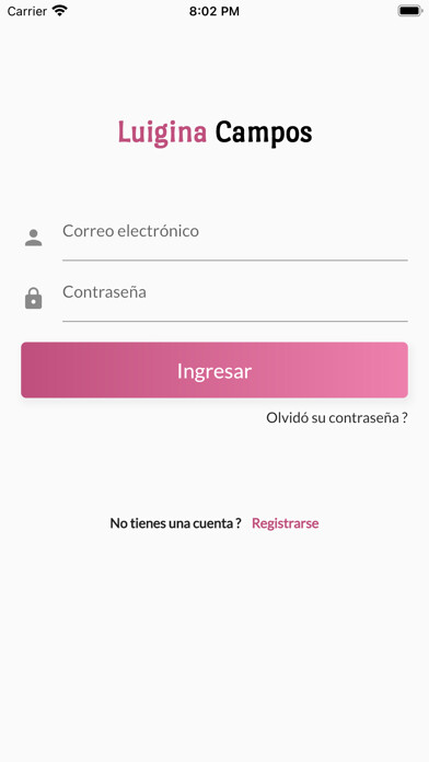 Emulate iPhone app Luigina Campos using MyAndroid
