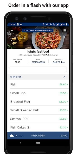 Run android online APK Luigis Fastfood from MyAndroid or emulate Luigis Fastfood using MyAndroid