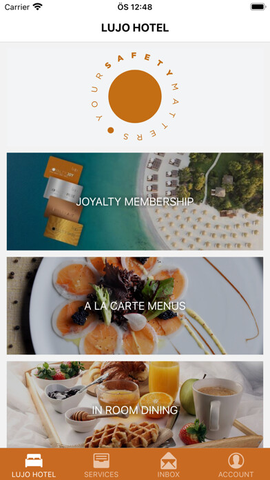 Emulate iPhone app Lujo Hotel - Art & Joy using MyAndroid Emulate iPhone app Lujo Hotel - Art & Joy using MyAndroid