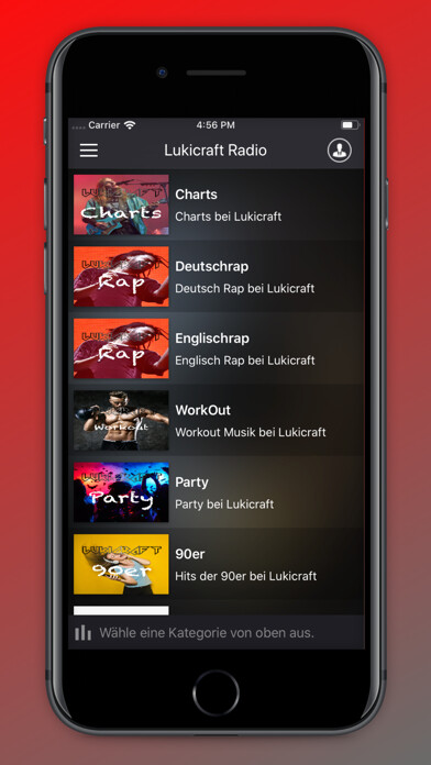 Emulate iPhone app Lukicraft Radio using MyAndroid