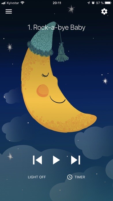 Emulate iPhone app Lullabies: Bedtime Music using MyAndroid Emulate iPhone app Lullabies: Bedtime Music using MyAndroid