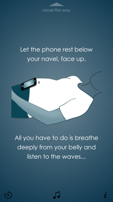 Emulate iPhone app Lull - Waves of Calm using MyAndroid