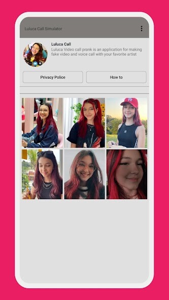 Run android online APK Luluca Video Call Simulator from MyAndroid or emulate Luluca Video Call Simulator using MyAndroid Run android online APK Luluca Video Call Simulator from MyAndroid or emulate Luluca Video Call Simulator using MyAndroid