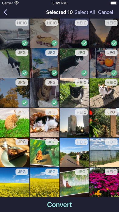 Emulate iPhone app Luma: Convert Heic 2 Jpg using MyAndroid Emulate iPhone app Luma: Convert Heic 2 Jpg using MyAndroid