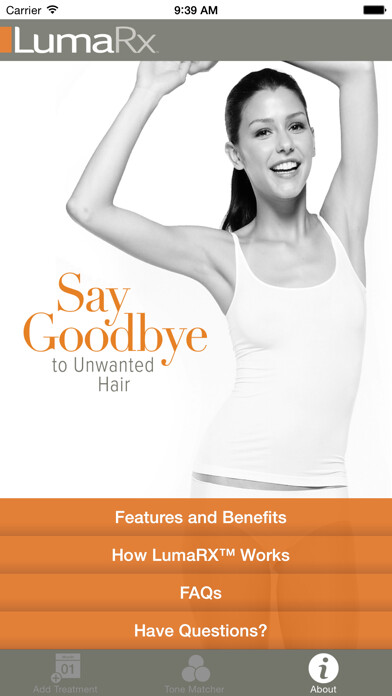 Emulate iPhone app LumaRx IPL Hair Removal System using MyAndroid Emulate iPhone app LumaRx IPL Hair Removal System using MyAndroid
