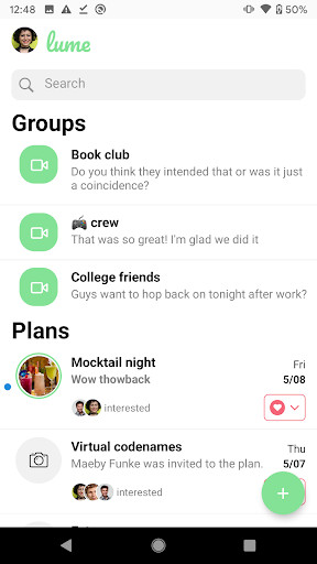 Run android online APK Lume - Virtual Social Plans from MyAndroid or emulate Lume - Virtual Social Plans using MyAndroid